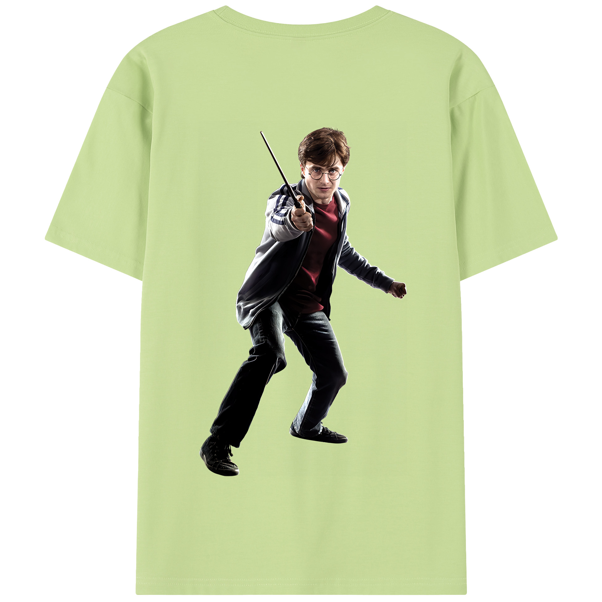 （画像用） Harry Potter ハリー・ポッターシリーズ 綿100％半袖Tシャツ（背面プリント）